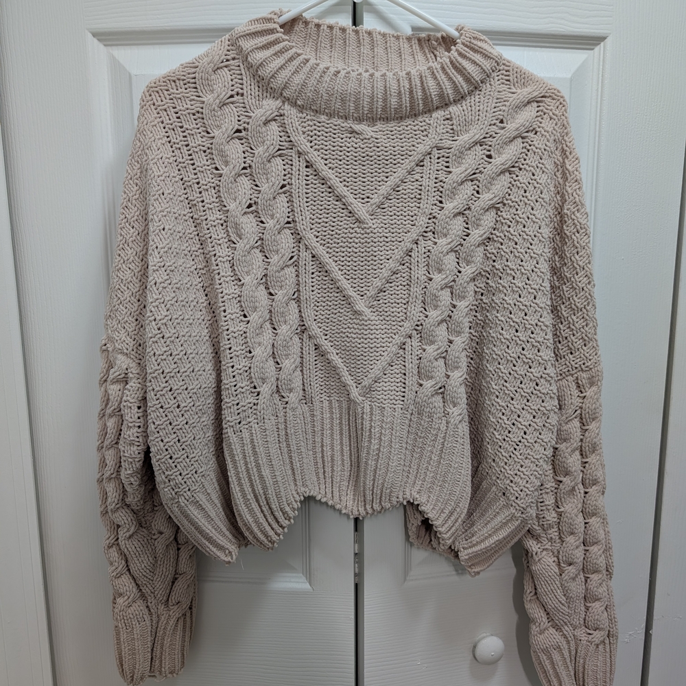 BLANKNYC Soft Cable Knit Sweater
